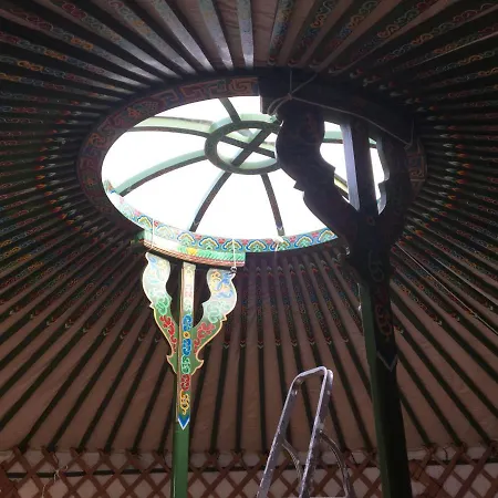 Higher Trenear Farm Yurts Helston Exterior photo